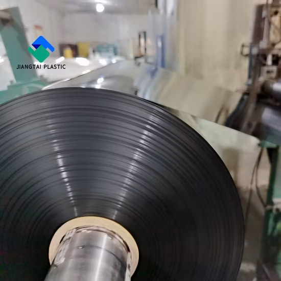 Hoja de plástico de PVC negro mate opaco rígido de 0,4 mm Jiangtai para formar