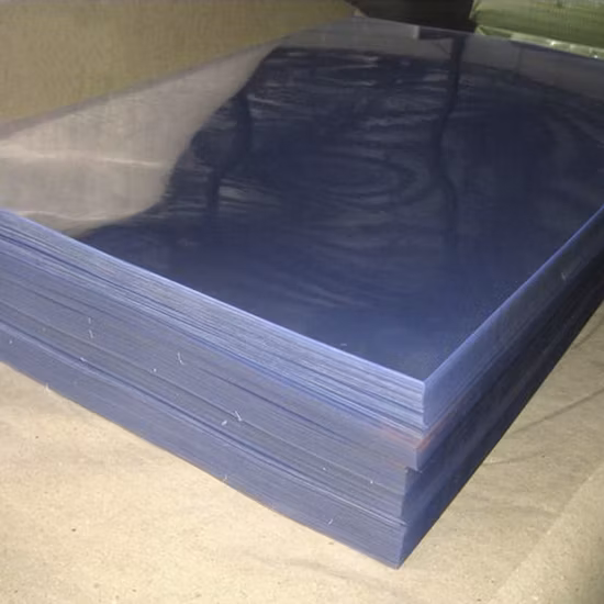 Hoja de PVC de película en rollo transparente transparente rígida súper PVC