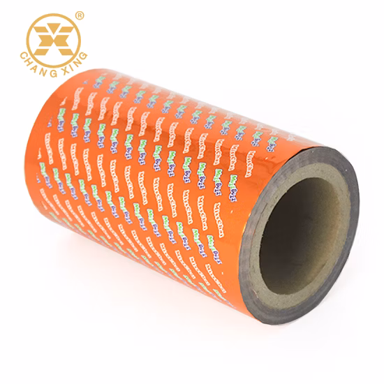Película de sellado de vasos de gelatina desechable, película de sellado personalizada de alta calidad para vasos Pet/PVC/PP/PS
